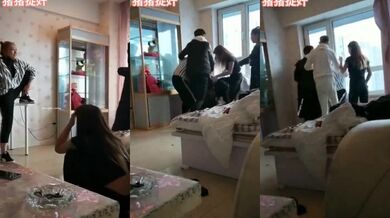 抓奸集锦-特精甄选第一现场街头扭打吃瓜围观 赤裸裸床上被逮还有被割屌的 各色良家女神狼狈瞬间 (13)